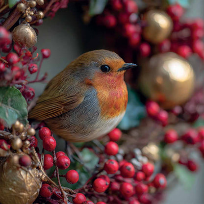 Robin and Wreath
